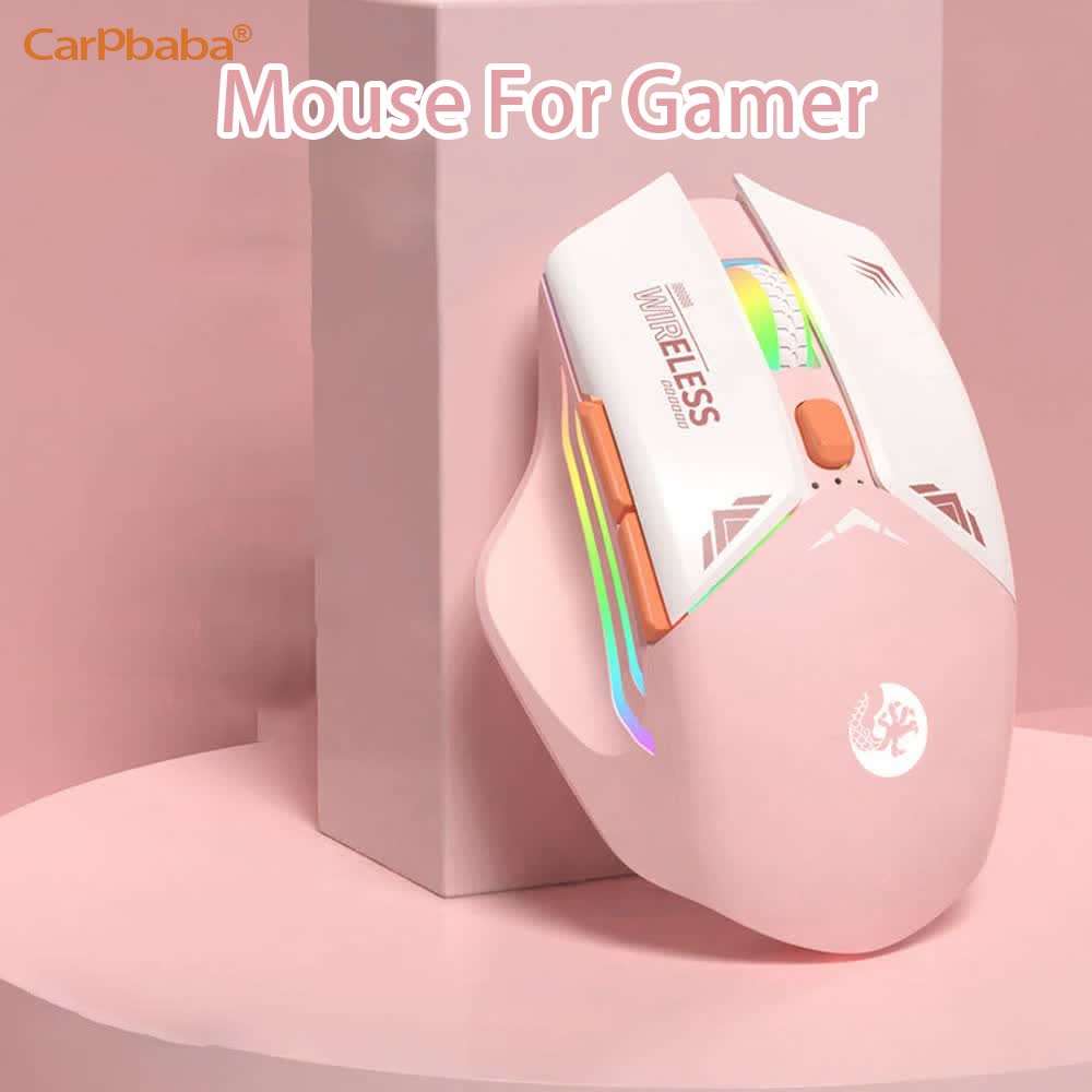 Esports Gaming Maus - Mouse da Gaming USB Cablato Rosa