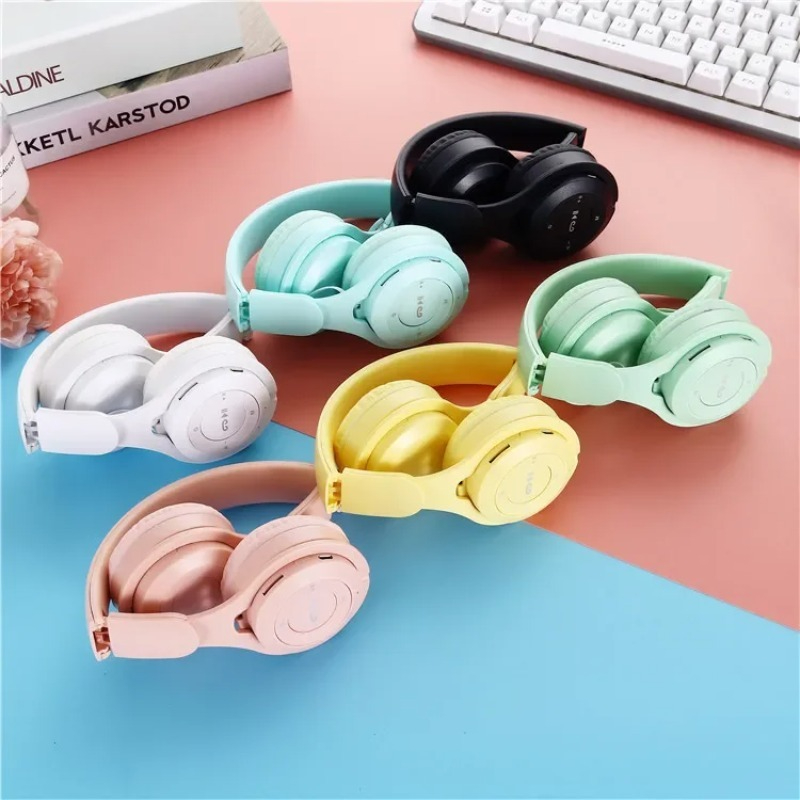 Esports Gaming Monitor - Cuffie Bluetooth Wireless Y08 Macaron con