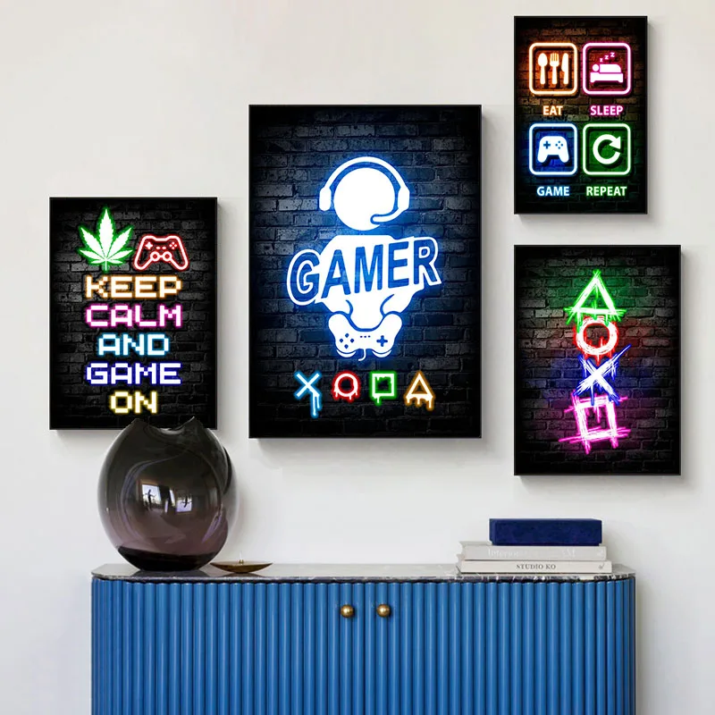 Poster su Tela 'Eat Sleep Game - Esports Gaming Poster recensione e prezzo