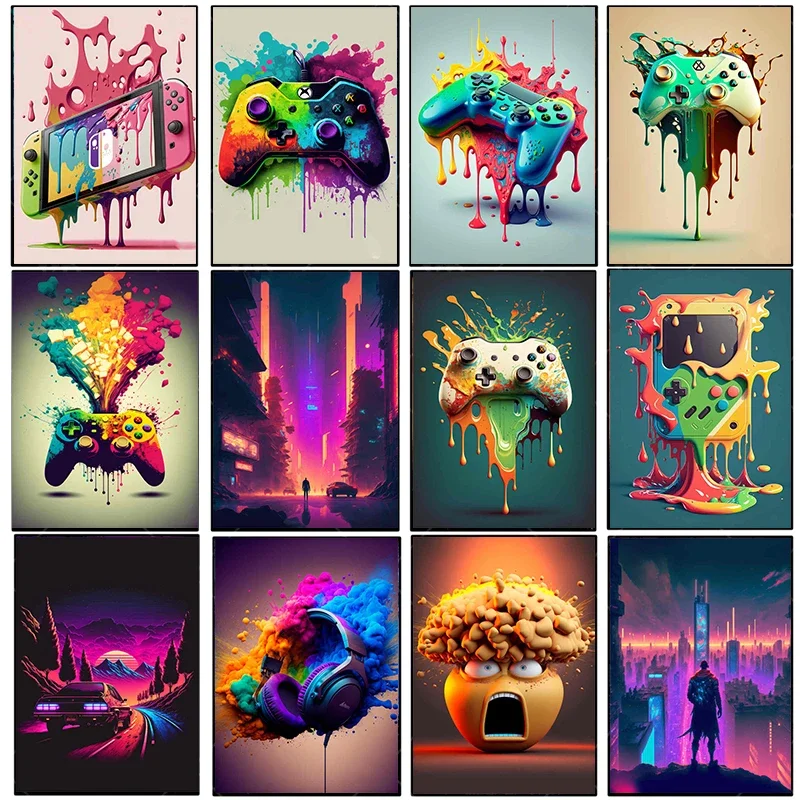 Quadro Vintage su Tela: Poster - Esports Gaming Poster recensione e prezzo