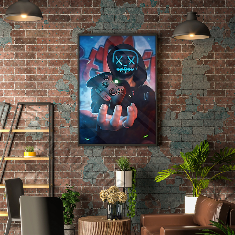 Anni '80 Colorato Punk Neon Ga - Esports Gaming Poster recensione e prezzo