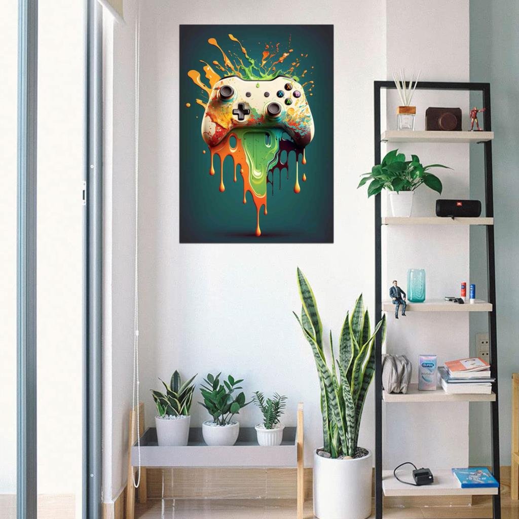 Anni '80 Colorato Punk Neon Ga - Esports Gaming Poster recensione e prezzo