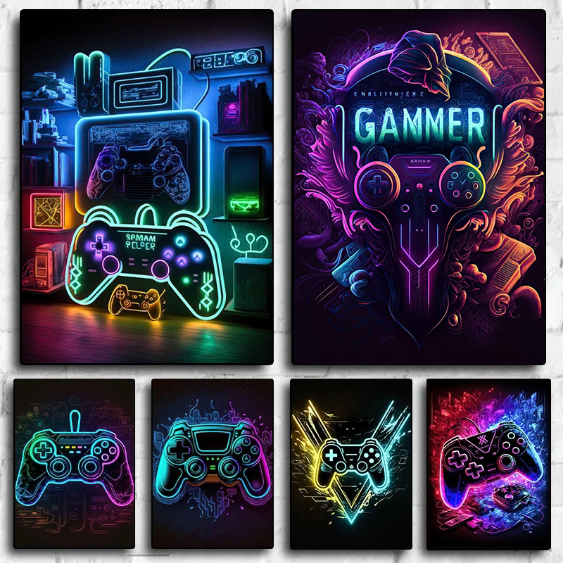 1 pz (senza cornice) Quadro su - Esports Gaming Poster recensione e prezzo